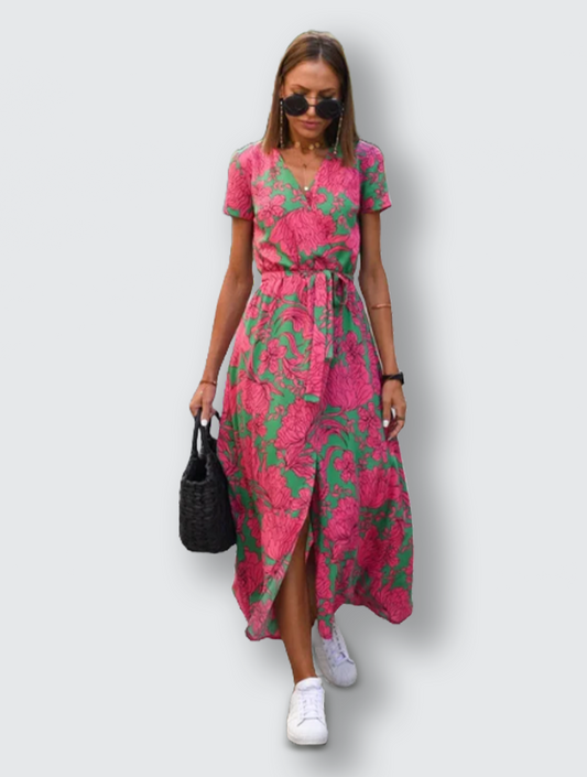 Saga - Elegant klänning i bomull