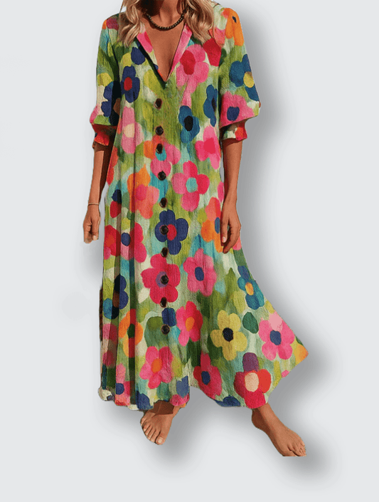 Elina - Elegant slankande klänning - Véloria Studios