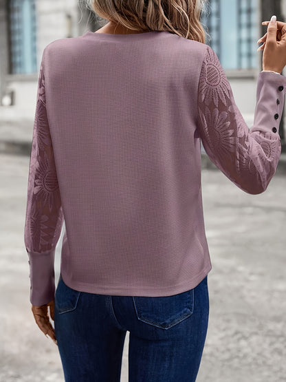 Lorensa – Elegant Damtröja med Rund Hals