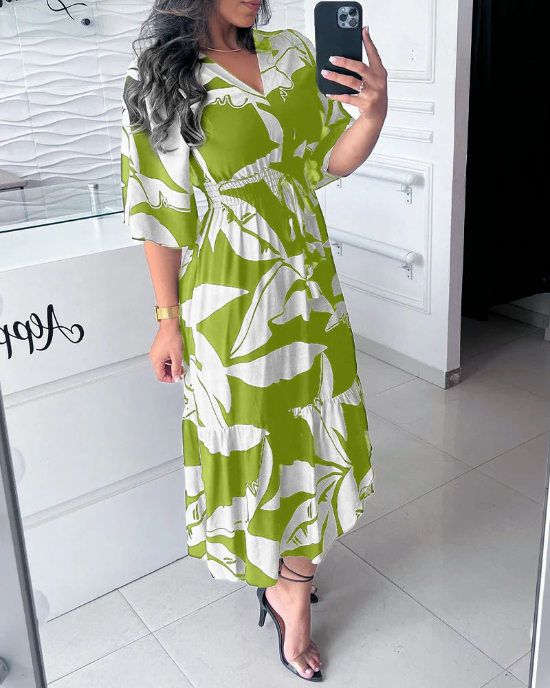 Eir – Elegant maxi-klänning med A-linje