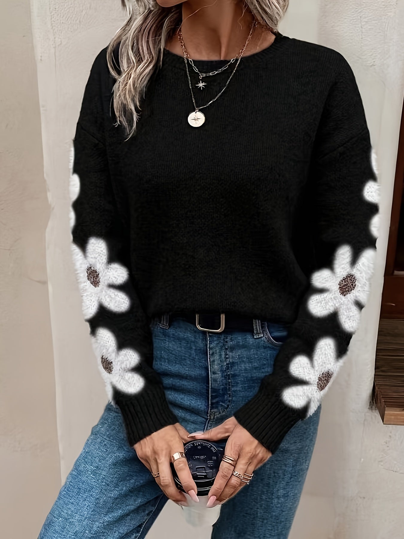 Katie – Elegant stickad tröja för höst och vinter