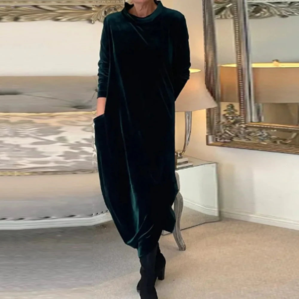 Ingvor – Stilren och bekväm klänning för hösten