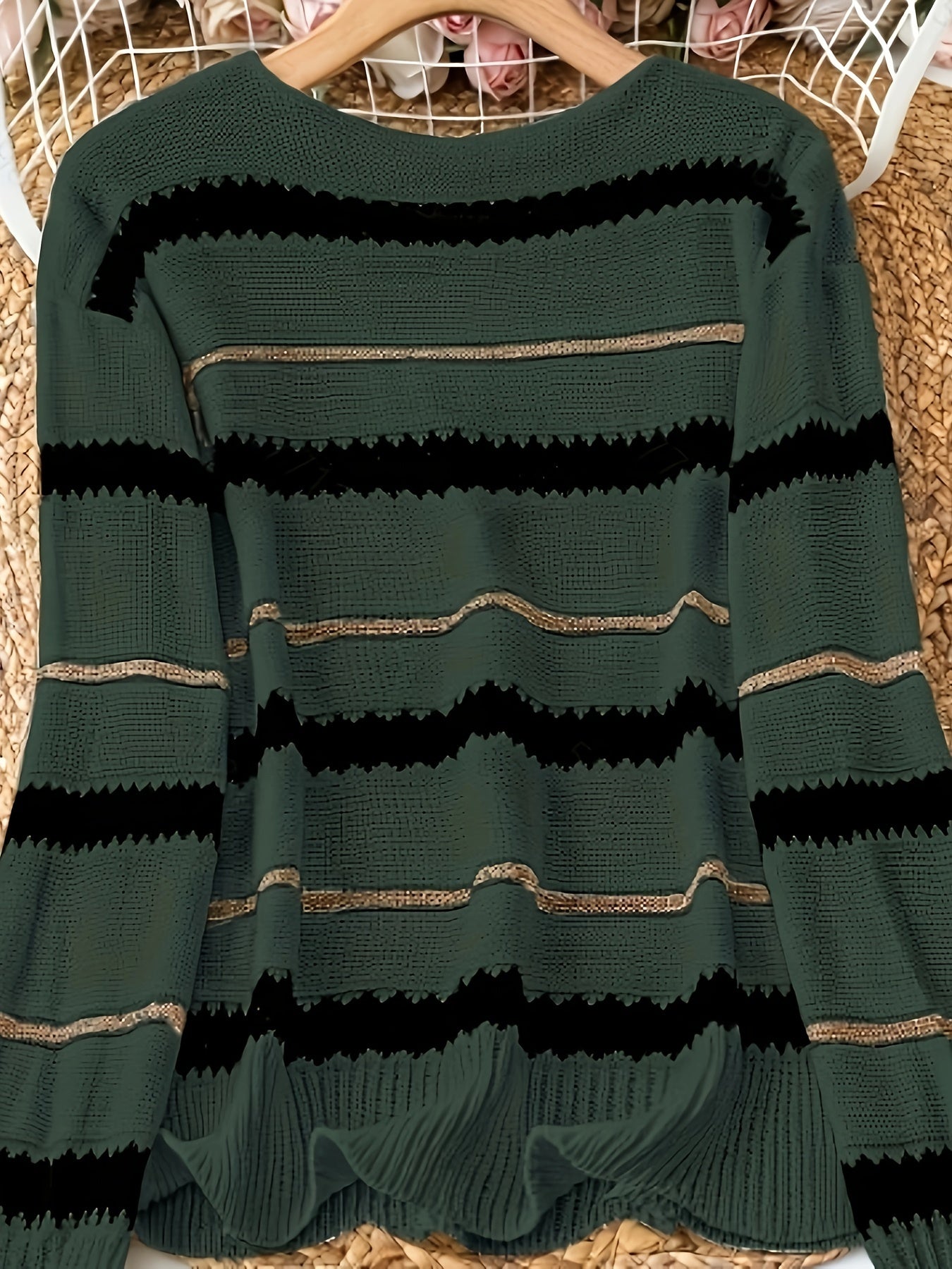 Adela – Off - shoulder stickad tröja för alla säsonger - Véloria Studios