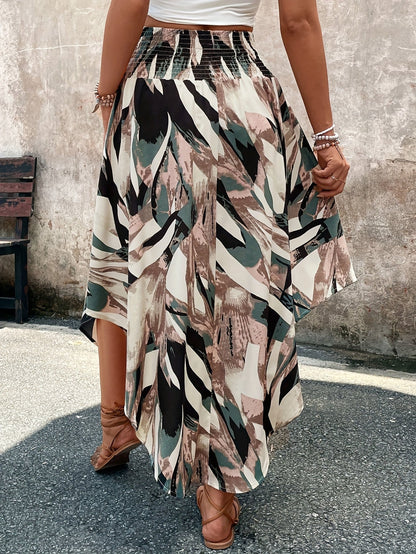 Amalia – Asymmetrisk blommig topp för alla säsonger - Véloria Studios