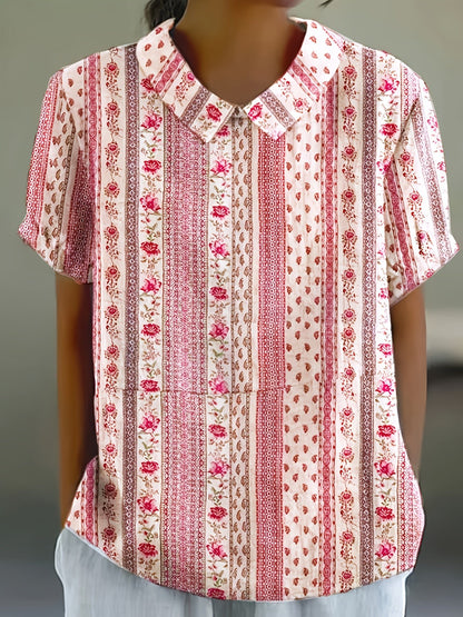 Clara - Elegant och mjukt damshirt med tidlös design - Véloria Studios