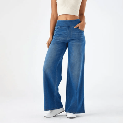 ComfortFit – Elastiska och Bekväma Byxor med Hög Midja - Véloria Studios