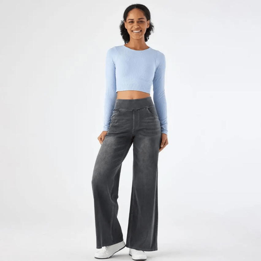 ComfortFit – Elastiska och Bekväma Byxor med Hög Midja - Véloria Studios