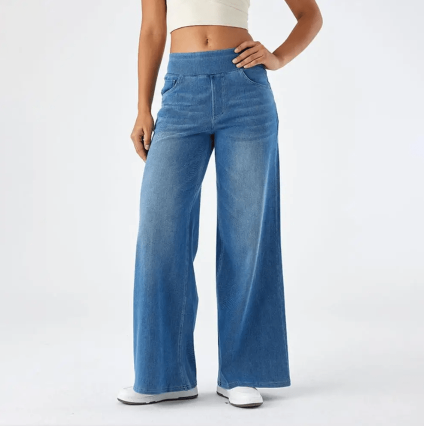 ComfortFit – Elastiska och Bekväma Byxor med Hög Midja - Véloria Studios