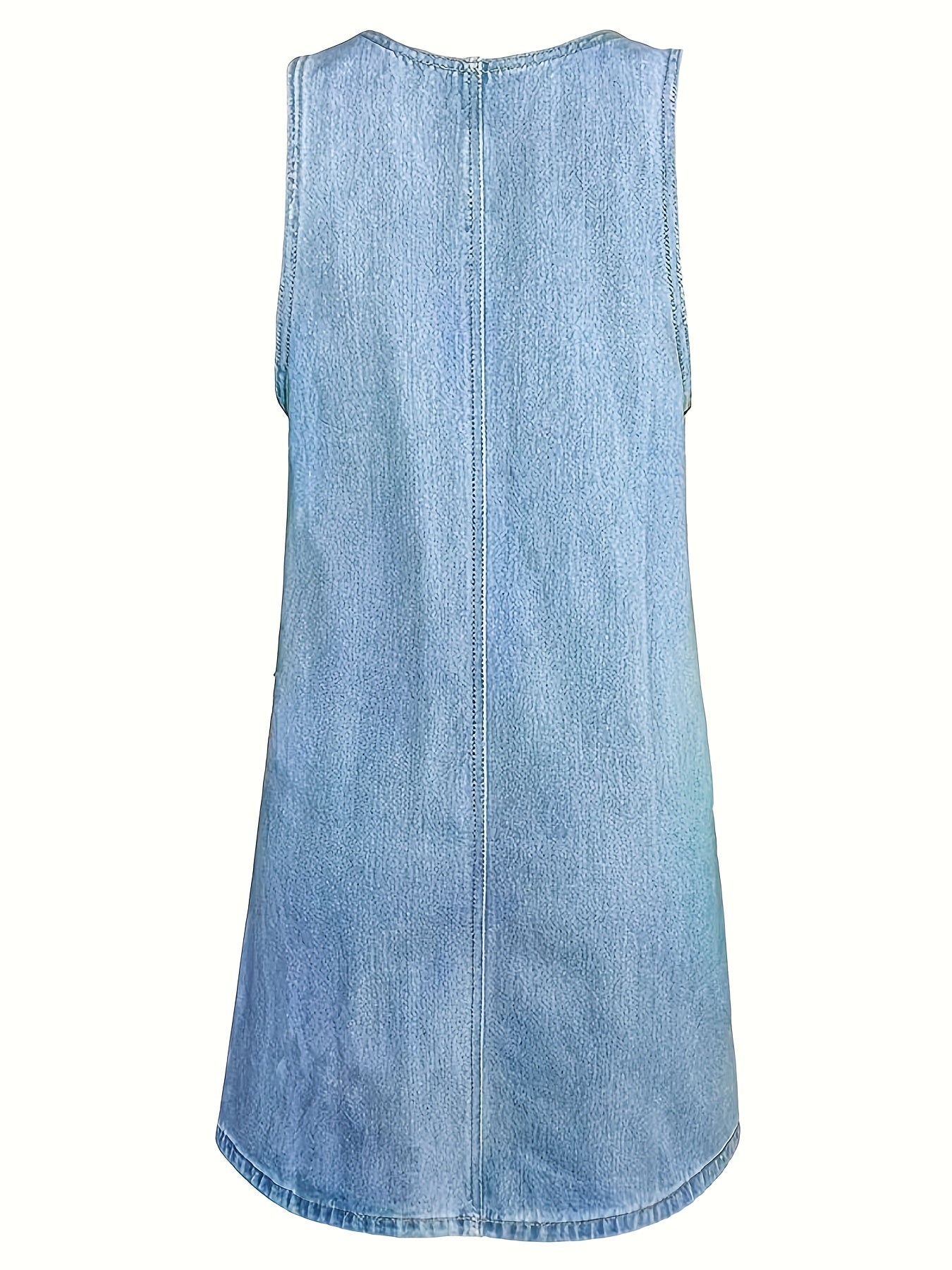 Elisa – Elegant denimtunika för vår, sommar och höst - Véloria Studios