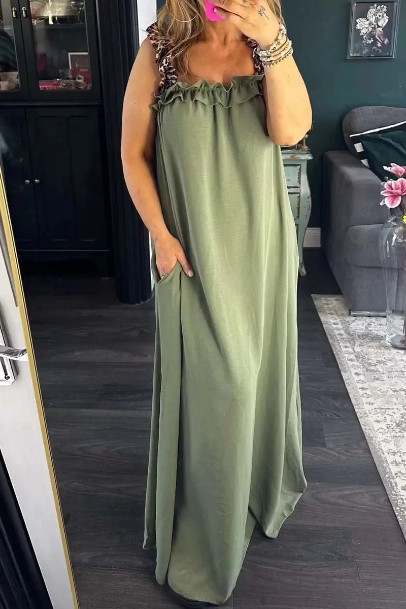 Helen – Djärv och elegant leopardmönstrad klänning - Véloria Studios