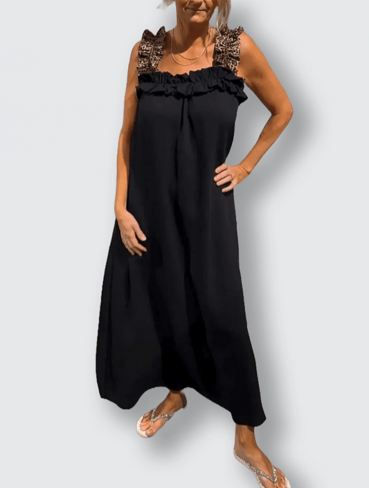 Helen – Djärv och elegant leopardmönstrad klänning - Véloria Studios