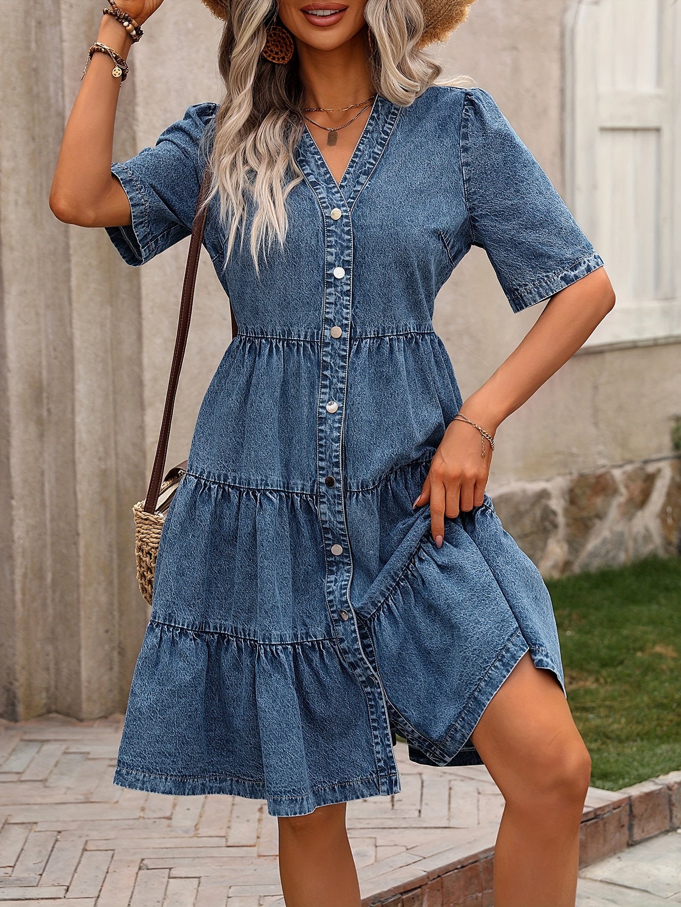 Helene – Elegant denimjacka för vår och sommar - Véloria Studios