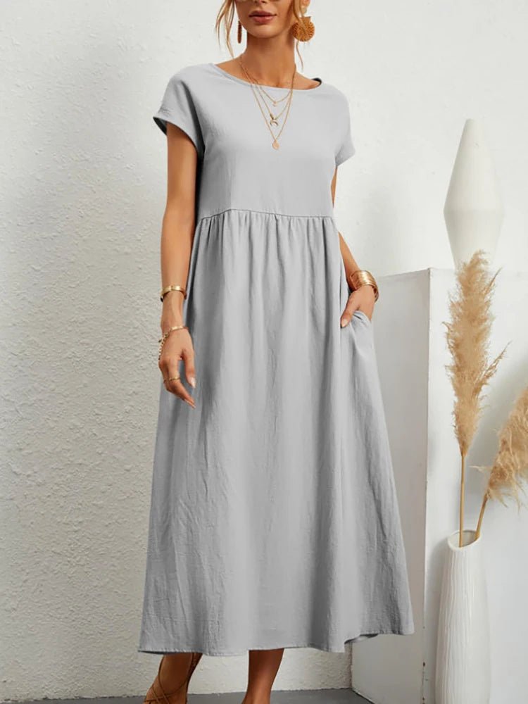 Louise - Naturlig elegans och komfort – Linen & Cotton - Véloria Studios