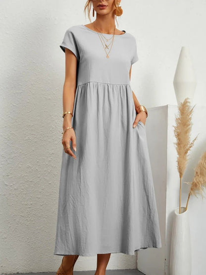 Louise - Naturlig elegans och komfort – Linen & Cotton - Véloria Studios