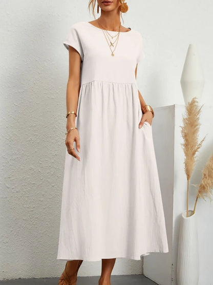 Louise - Naturlig elegans och komfort – Linen & Cotton - Véloria Studios