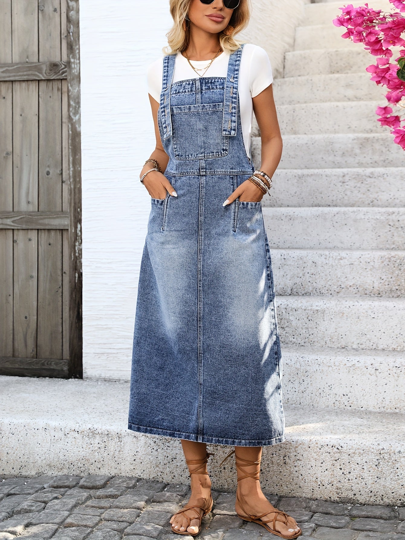 Saga – Elegant denimklänning för vår och sommar - Véloria Studios