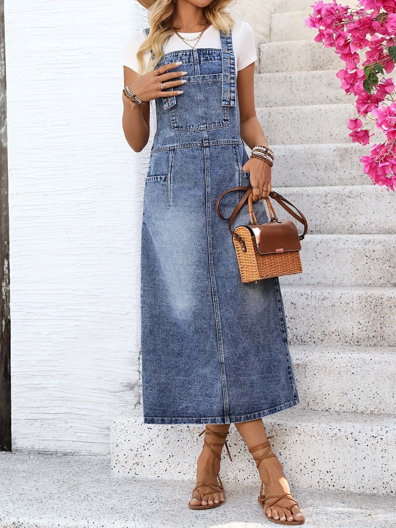 Saga – Elegant denimklänning för vår och sommar - Véloria Studios